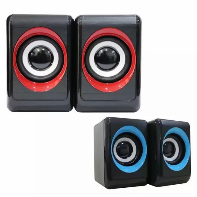 Hotmai HT-208 Portable Multimedia Speaker Wired USB 2.0 Powered Speaker For Phone PC Laptop TV image 2