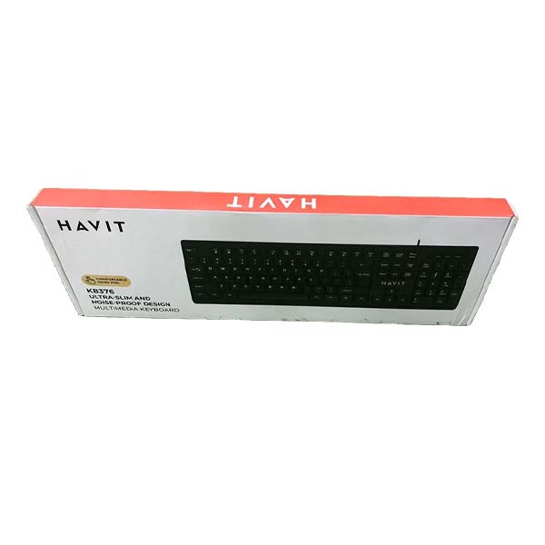 Havit KB376 Ultra- Slim And Nouse Proof Design Keyboard Brand: Havit image 2