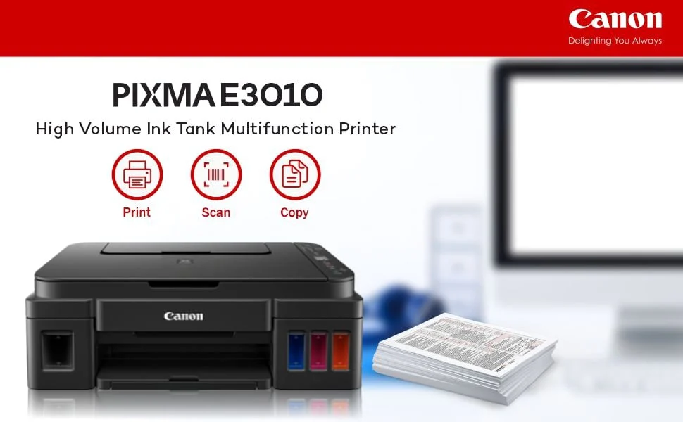 Canon PIXMA G3010 Ink Jet Printer image 1