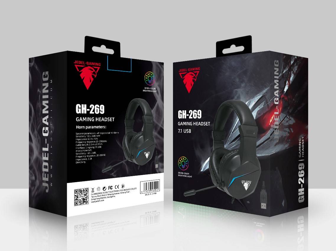 Jedel GH269 7.1 Sound RGB Gaming Headset image 3