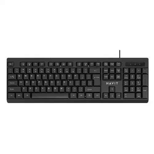 Havit KB376 Ultra- Slim And Nouse Proof Design Keyboard Brand: Havit image 1