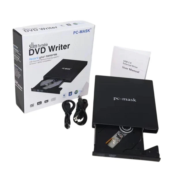 PC-Mask External Slim portable DVD Writer